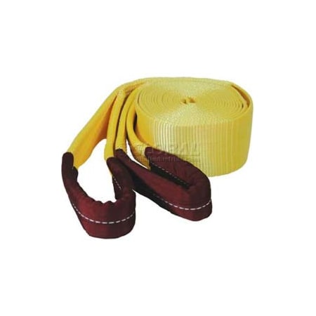 Integrated Supply Network K-Tool 73811 22,500 Lb. Capacity Tow Strap 20' x 3" with Looped Ends KTI-73811